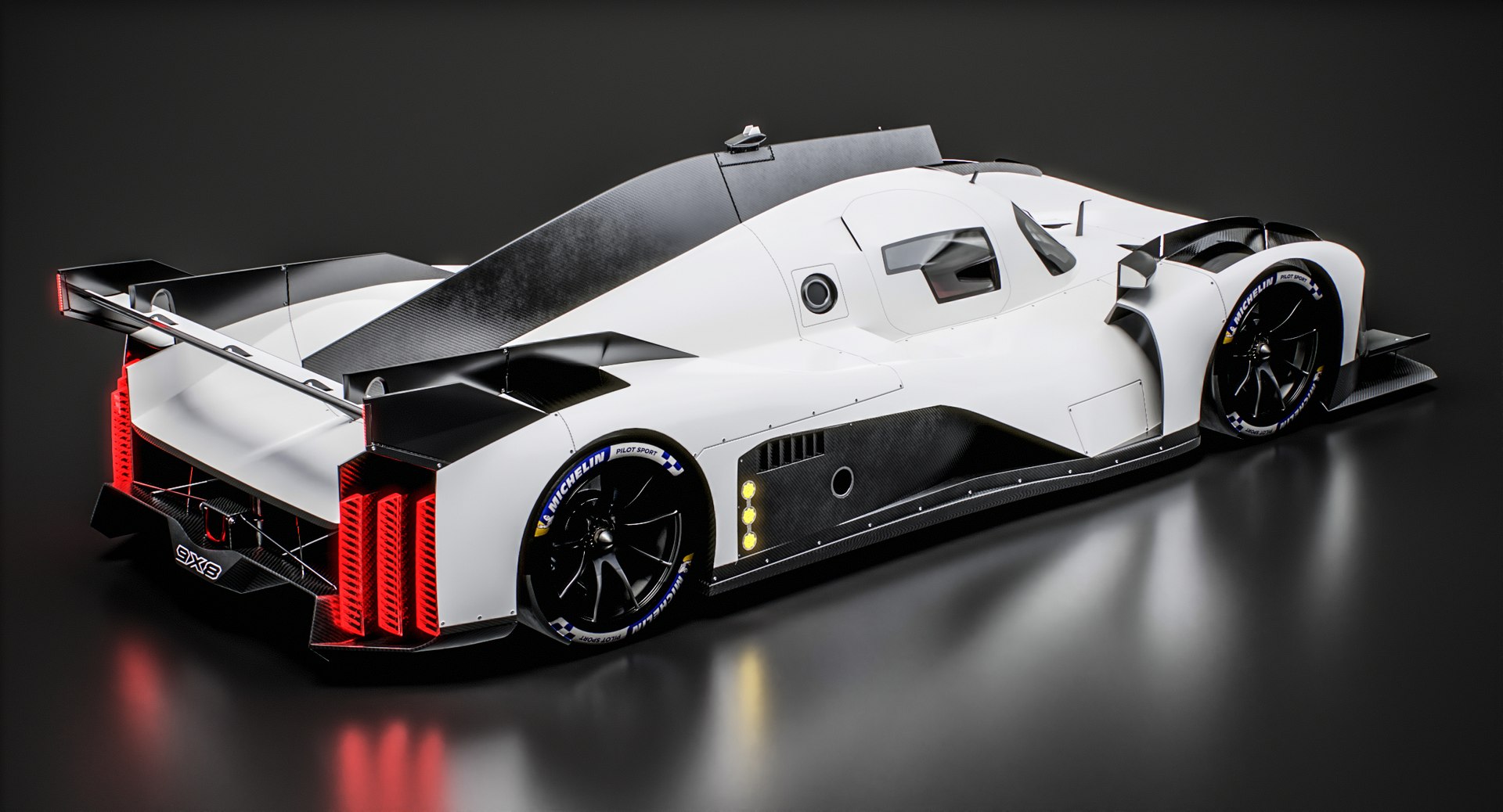 Peugeot 9X8 White Mockup 2024 LMH WEC Hypercar 3D Model - TurboSquid ...