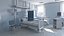 Hospital Patient Ward Room 7 3D model