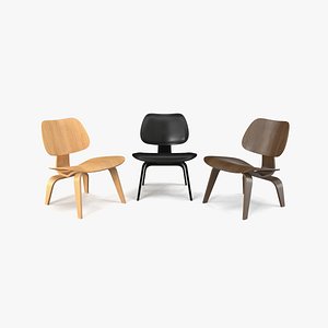 Plywood LCW Chair 3D model