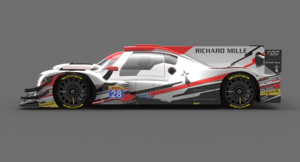 Tds racing lmp2 wec 3D model - TurboSquid 1197942