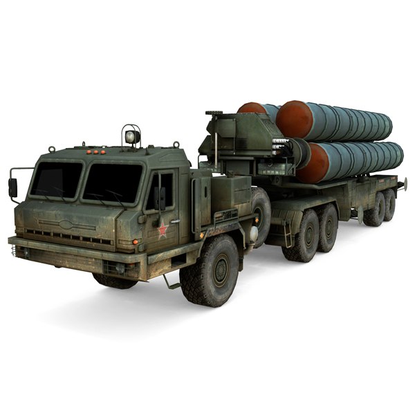 russian air defense s-400 3D model