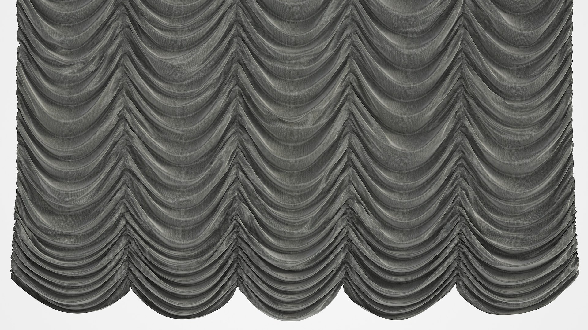 Austrian Curtain 3D Model - TurboSquid 1756337