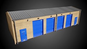3D model Modular Storage Industrial Building