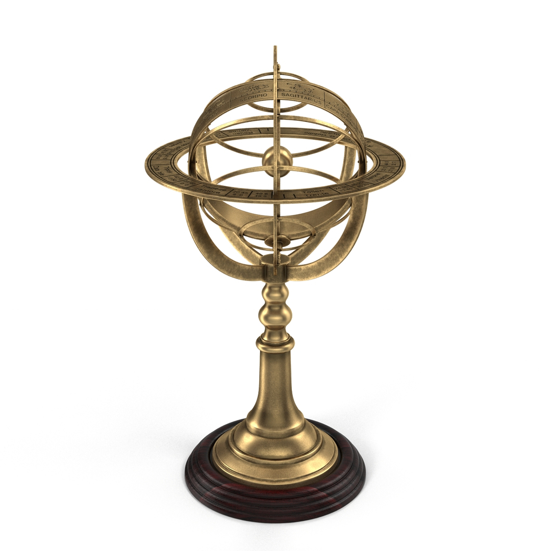3d Armillary Sphere Model