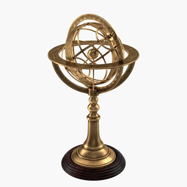 3d armillary sphere model