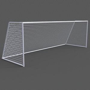 3D PBR Soccer Football Goal Post J
