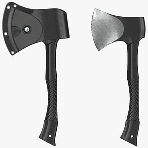 3D Hiking Axe - Middle Poly - Low Poly