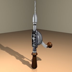 hand drill 3d model