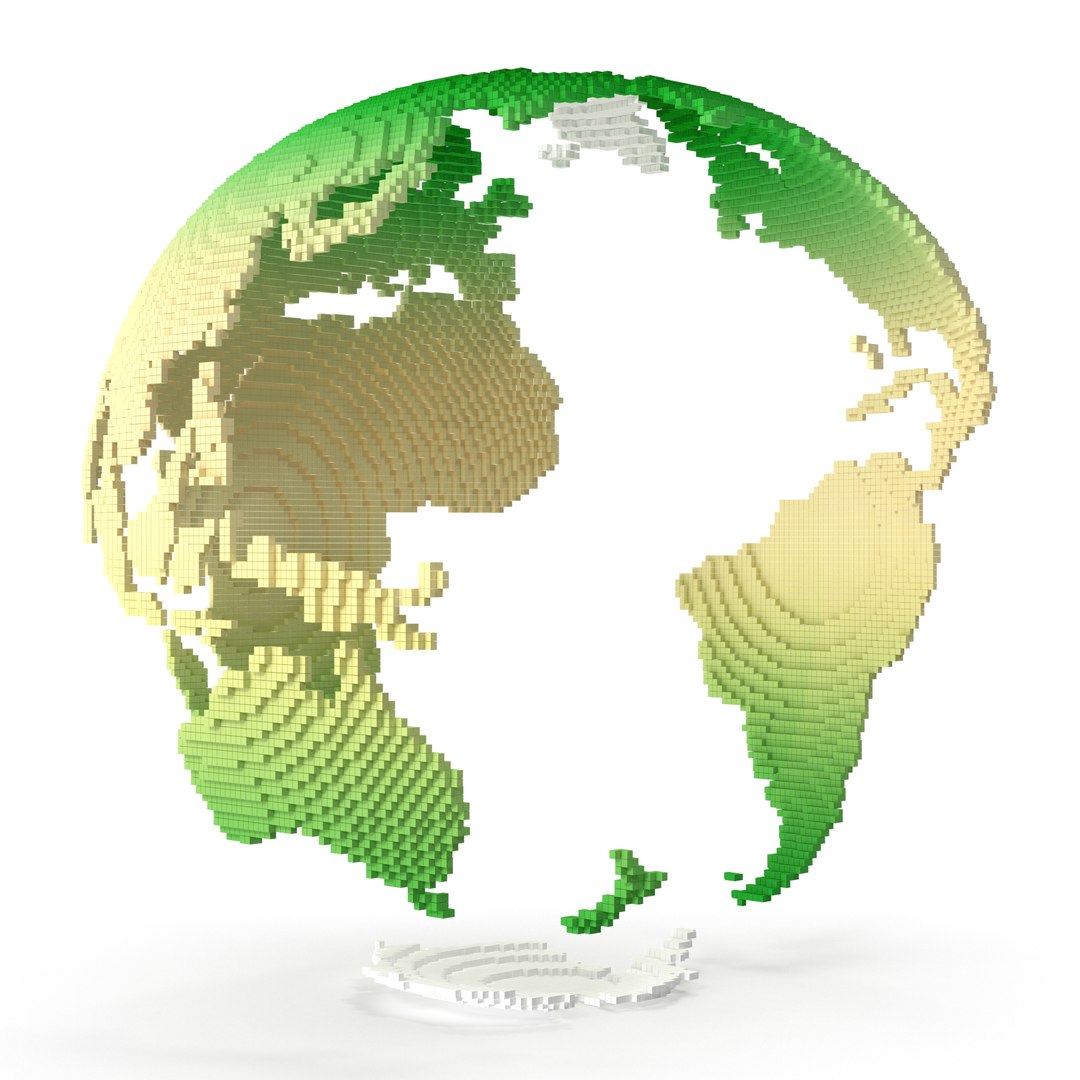 Isometric World Cube 3D Model - TurboSquid 1260041