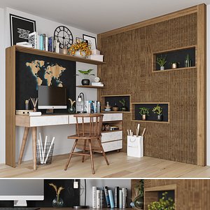 3D office furniture02 model