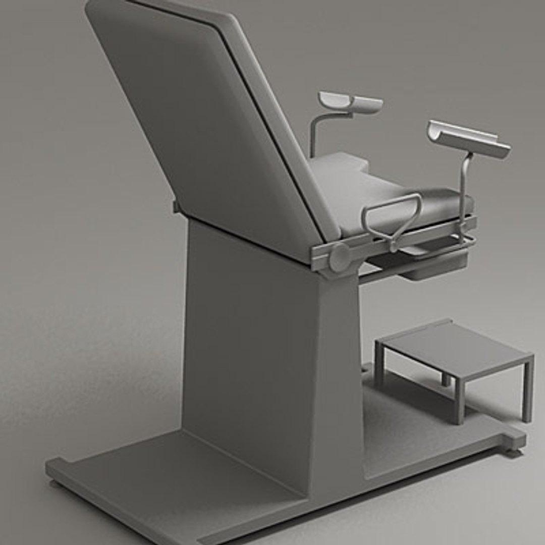 gynecology exam chair 3d model