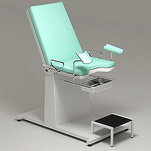 gynecology exam chair 3d model