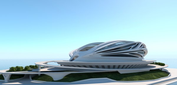 Conceptual Stadium 3d Model