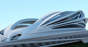 Conceptual stadium of the future