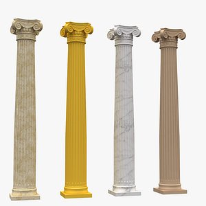 Corinthian Column 03 3D model