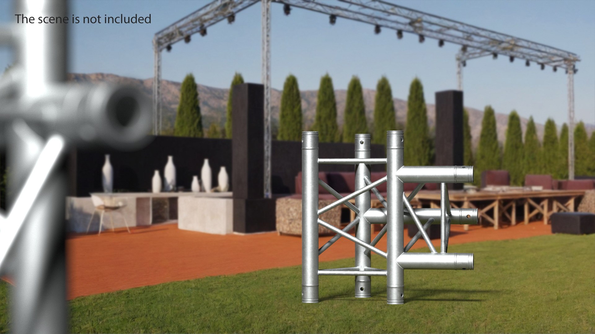 3D Architecture Triangular Truss Modular Model - TurboSquid 2262549