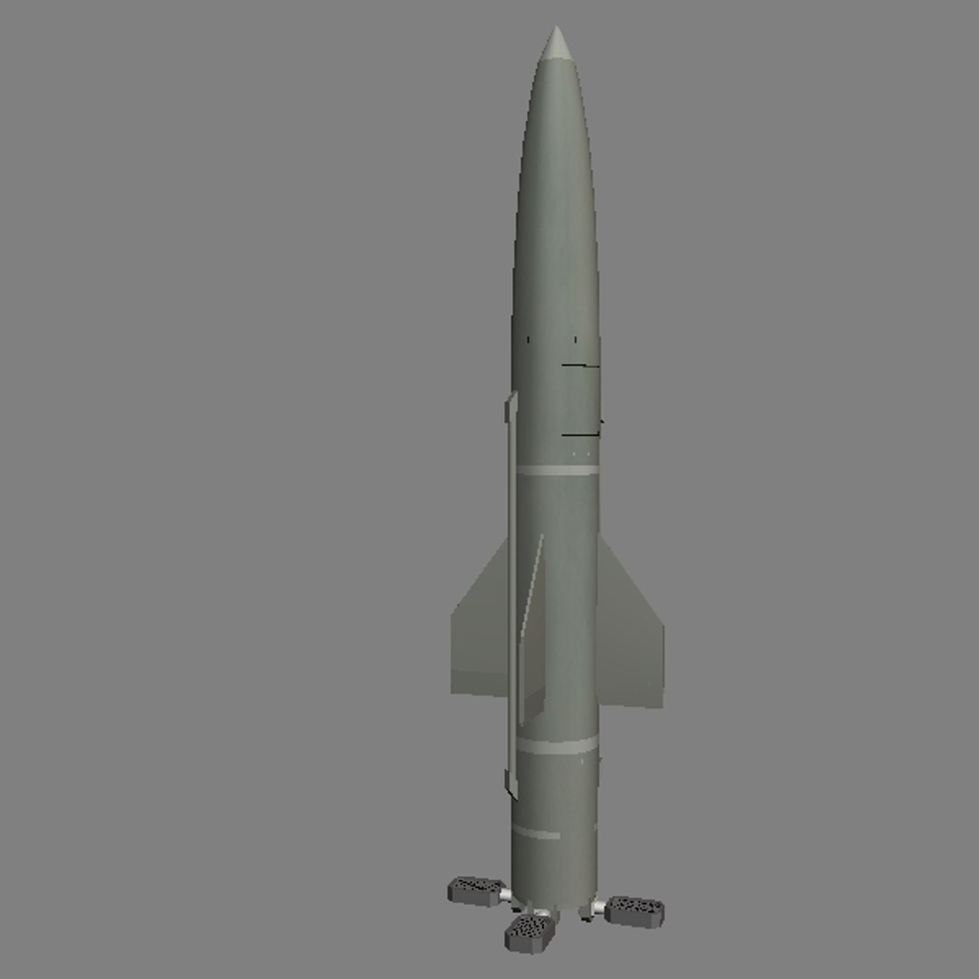 Soviet Ss-21 Scarab Missile 3d 3ds