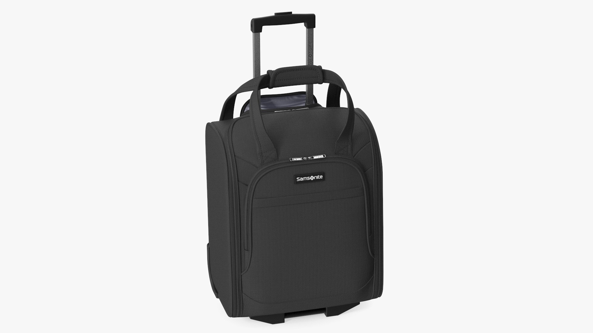 Softshell Rolling Luggage Samsonite Black 3D model preview