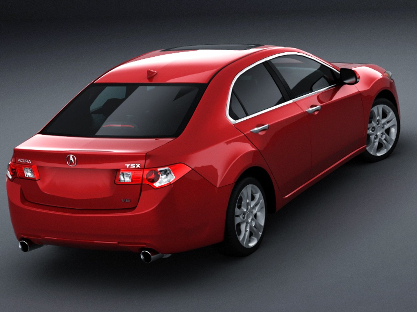 3d acura tsx model