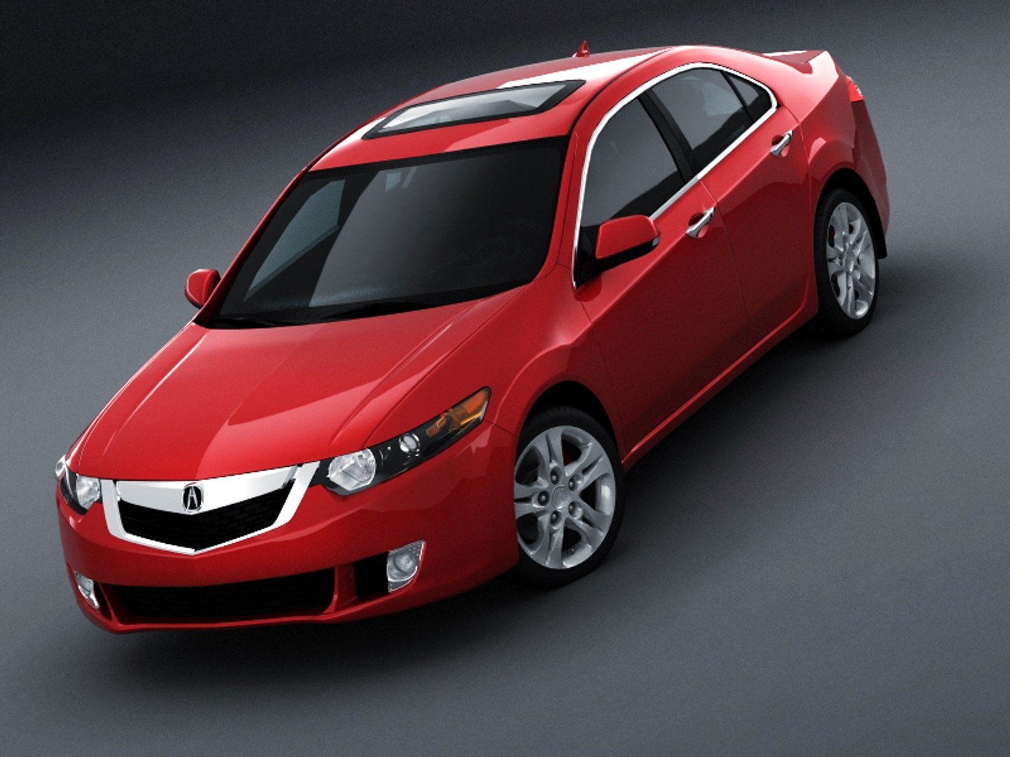 3d acura tsx model