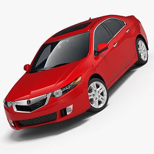 3d acura tsx model