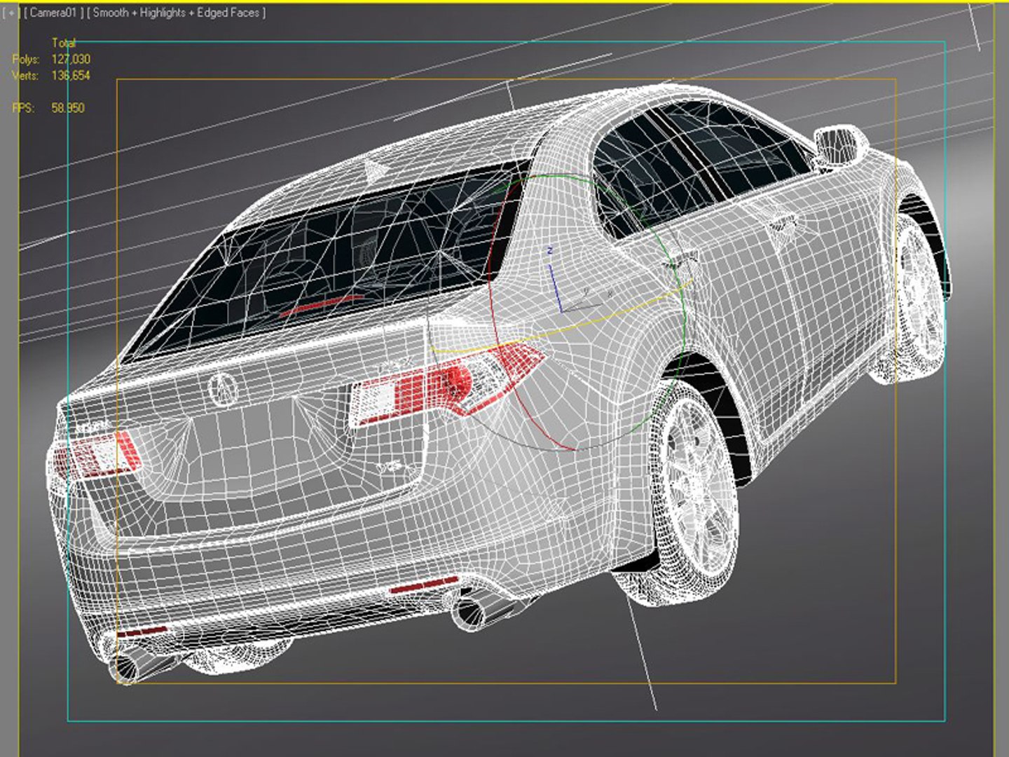 3d acura tsx model