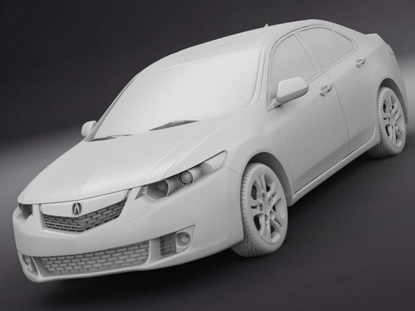 3d acura tsx model