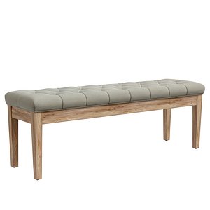 Verona Home Radcliffe Velvet Tufted Bench