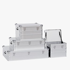 Aluminum box set model