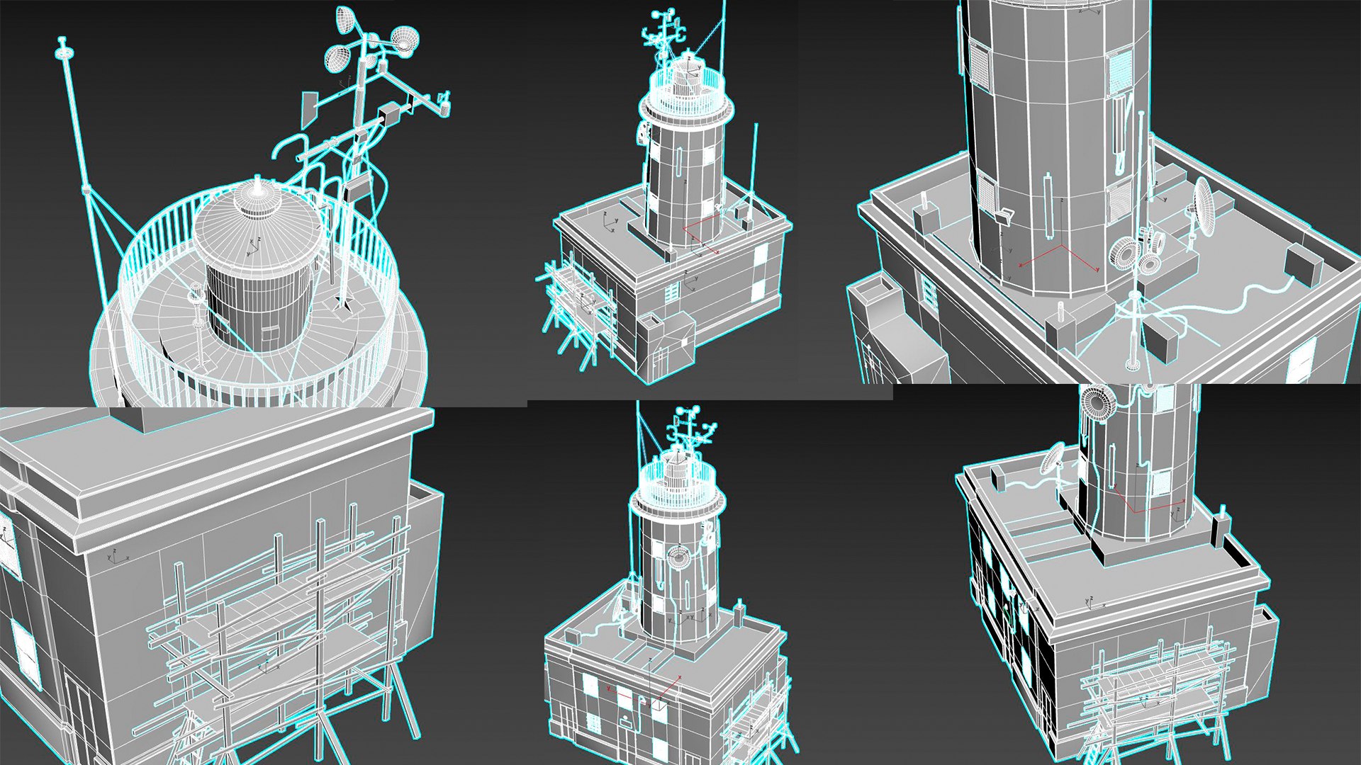 3D model Old Lighthouse - TurboSquid 2026990