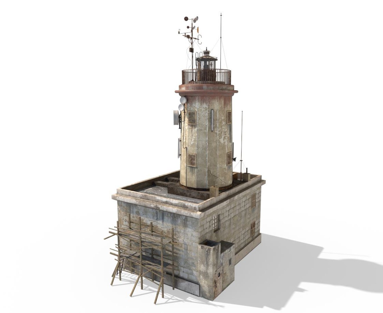 3D model Old Lighthouse - TurboSquid 2026990