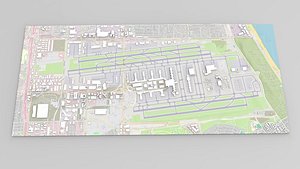 Los Angeles International Airport California model