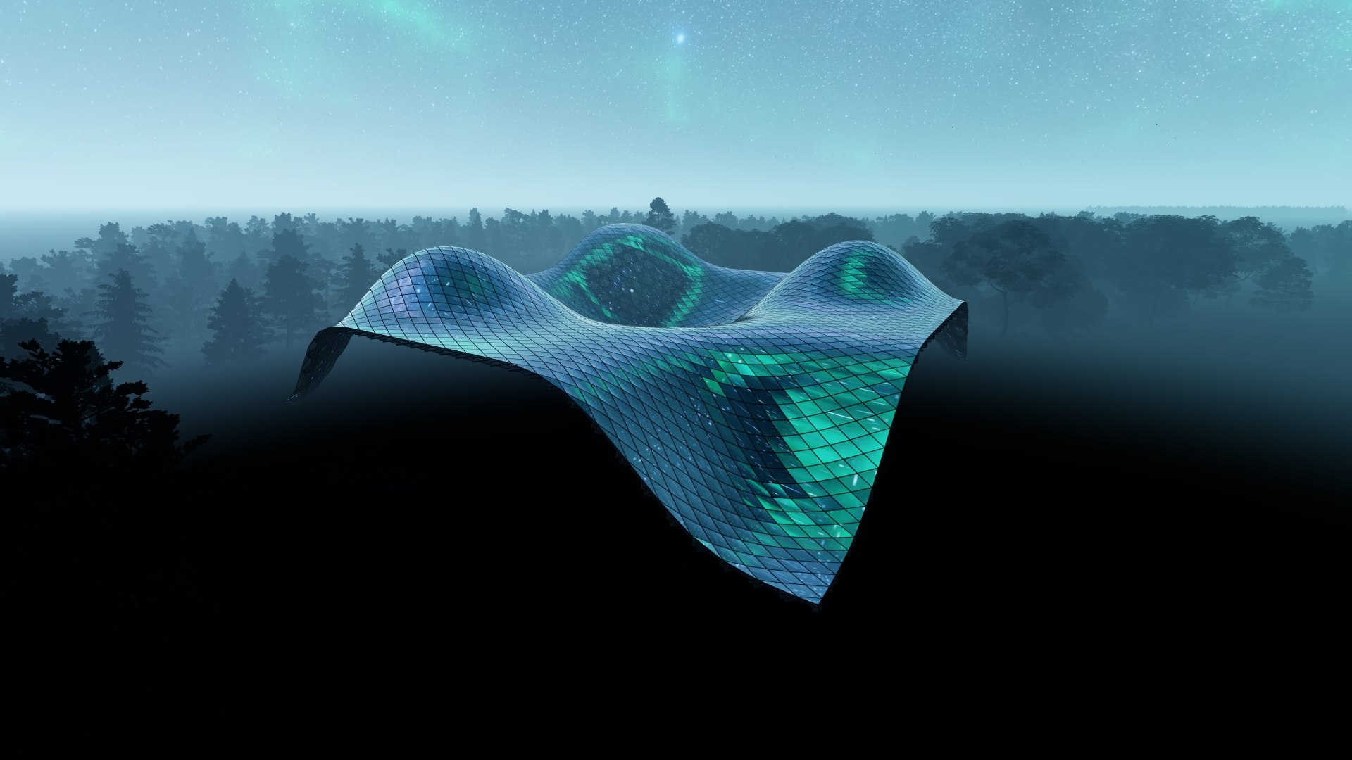 Parametric Alien Like structure pavilion 3D model - TurboSquid 1970342