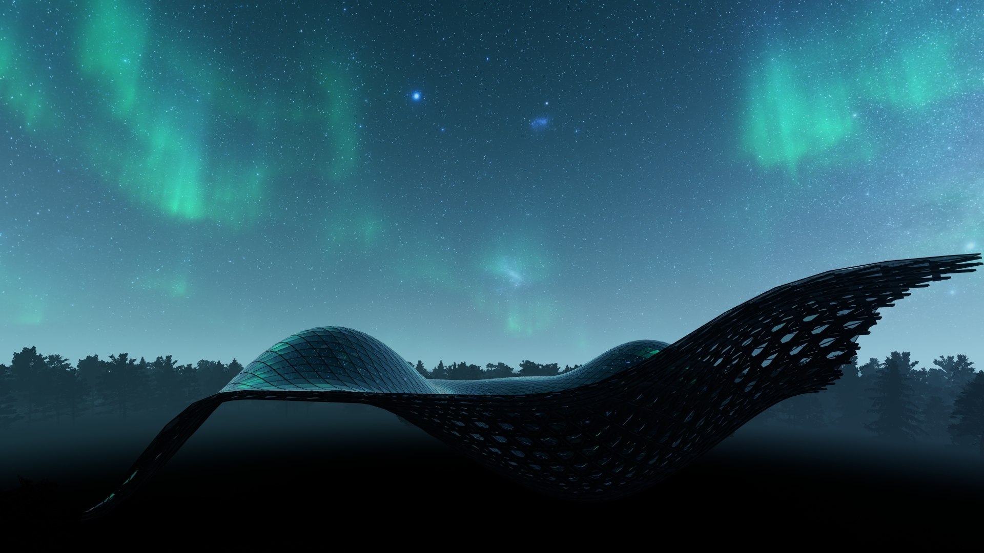 Parametric Alien Like structure pavilion 3D model - TurboSquid 1970342
