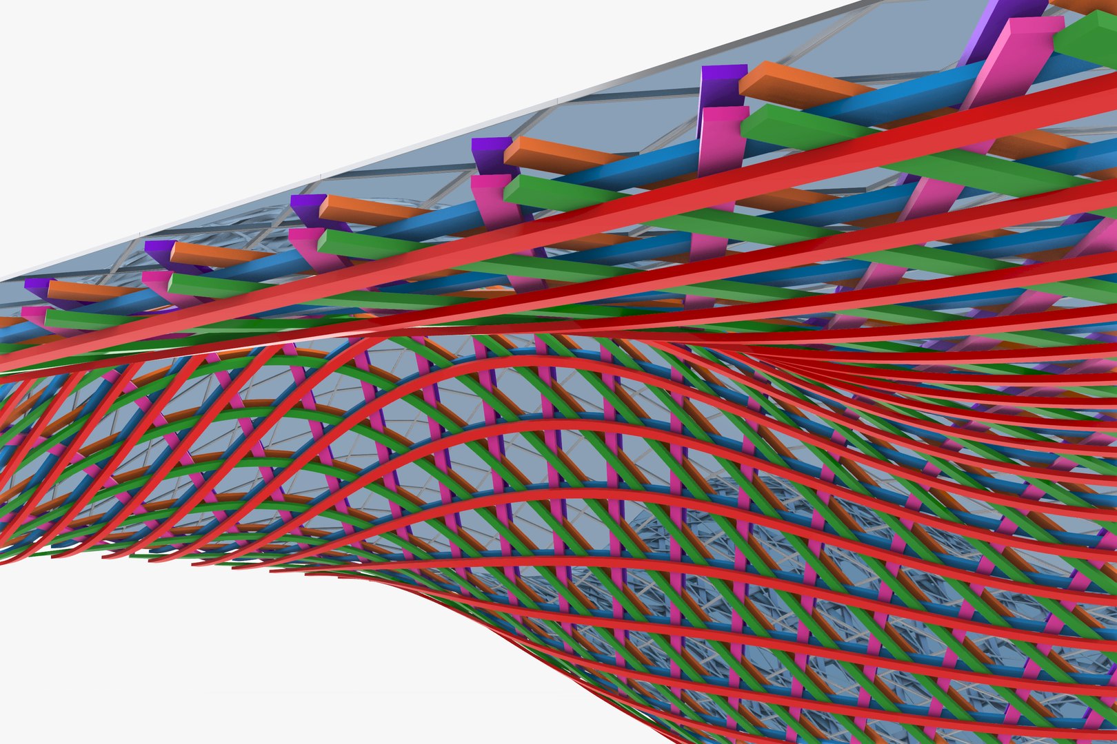 Parametric Alien Like structure pavilion 3D model - TurboSquid 1970342