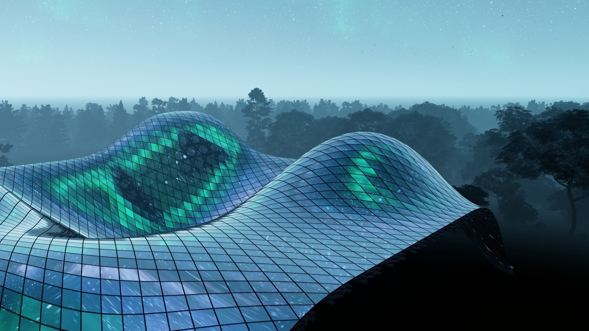 Parametric Alien Like structure pavilion 3D model - TurboSquid 1970342