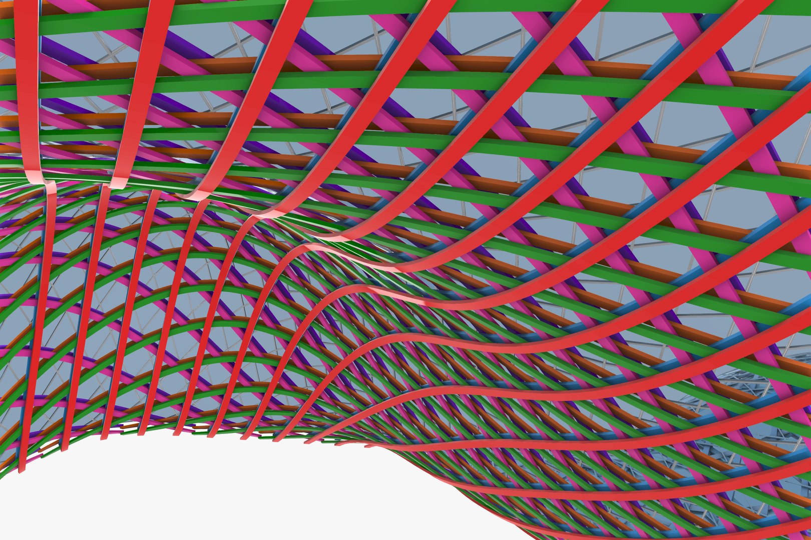 Parametric Alien Like structure pavilion 3D model - TurboSquid 1970342