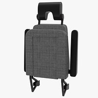 Stewardess Folded Seat