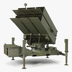 3D NASAMS Missile System Ready to Attack
