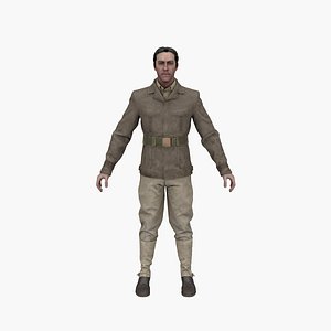 Captain Ryan 3D model