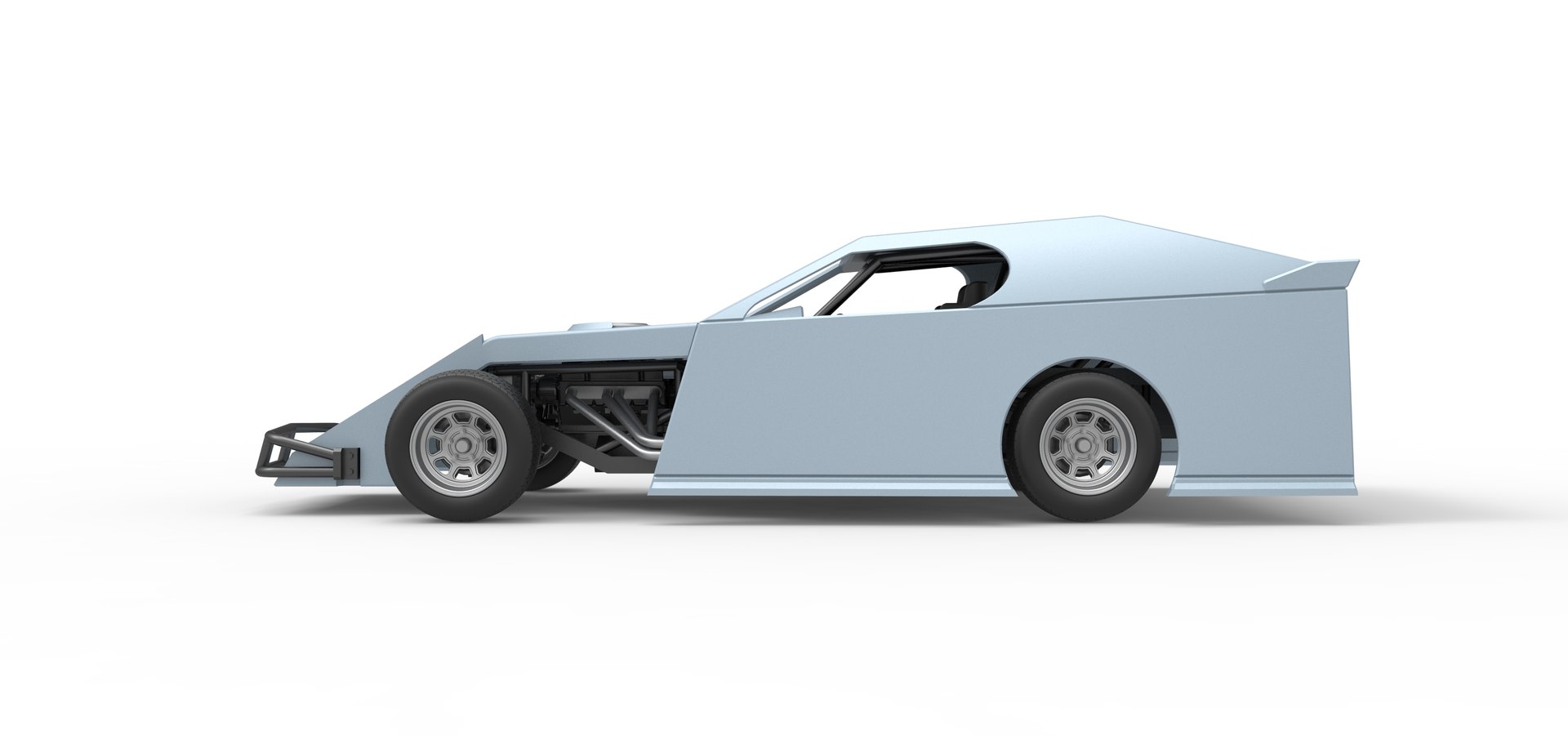 Diecast Dirt Modified stock car Scale 1 to 25 3D model TurboSquid 2173450