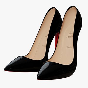 Black women high heels shoes
