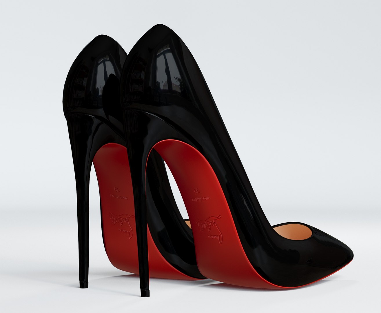 3D Model Women Shoe - TurboSquid 1618721
