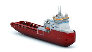 ship arctica 3d model