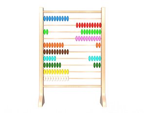Abacus Wooden Educational Toy model