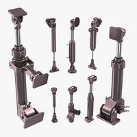 Anodized Hydraulic Cylinders Set