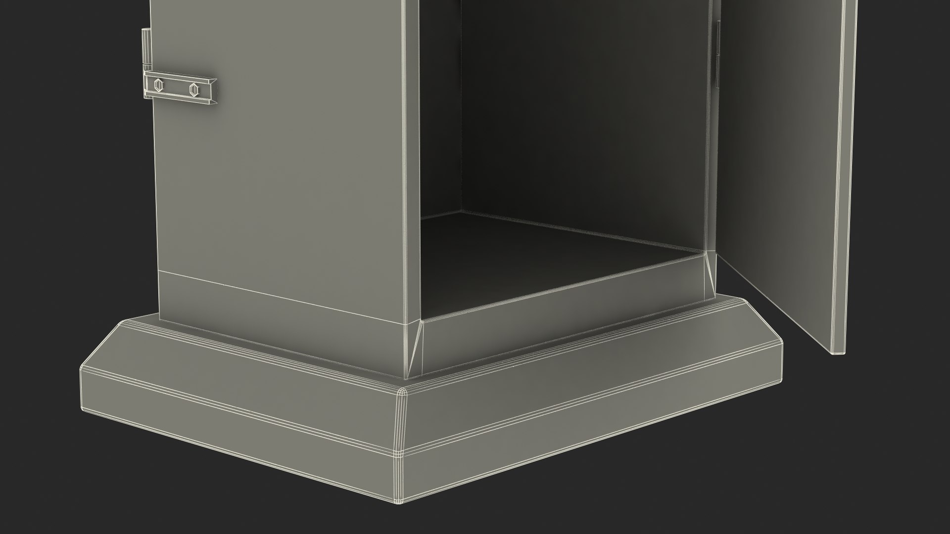 HO Scale Electrical Box and Service Mast Style 2 by TheftMonkey