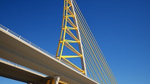 Bridge Highway Al-Ahmad Al-Sabah Causeway 3D