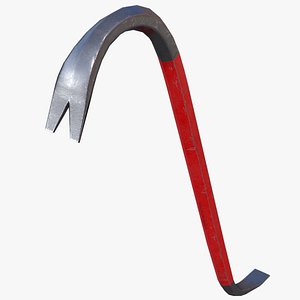 3D Crowbar Game Ready PBR