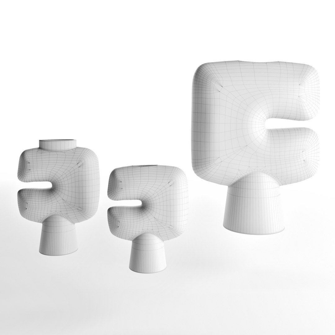 3D Vases 101 Copenhagen set 03 model - TurboSquid 2035964